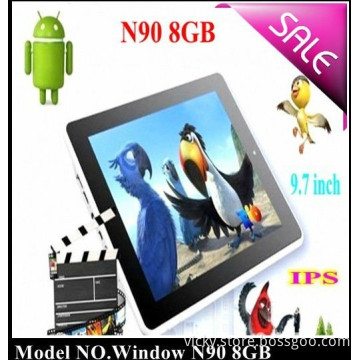 Free shipping Window N90 9.7" IPS 8GB Tablet PC
